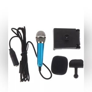 Mini Microphone, Karaoke Microphone for Voice Recording Interview, Portable NWT